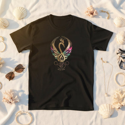 Celtic Swan | Mystic Glow Unisex T-Shirt