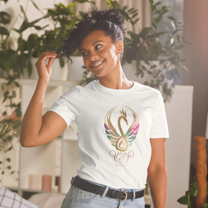 Celtic Swan | Mystic Glow Unisex T-Shirt