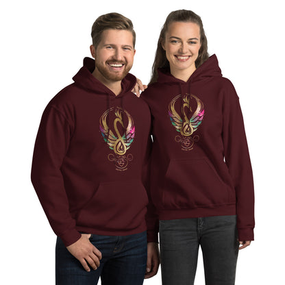 Celtic Swan | Mystic Glow Unisex Hoodie